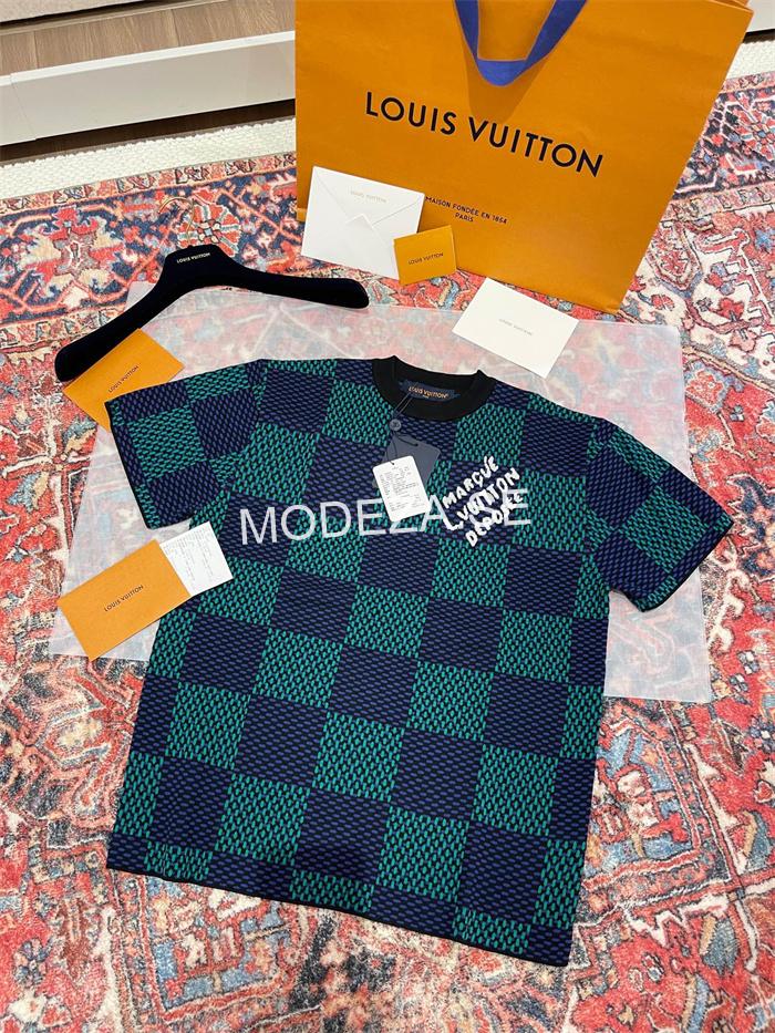 bff62bf8 Louis Vuitton Short-Sleeved Cotton Crewneck - Image 1