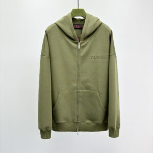 Gucci Embroidered Hooded Jersey
