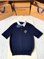 Louis Vuitton Embroidered Short-Sleeved Cotton