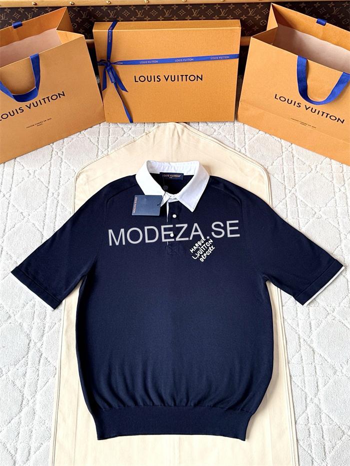 e0db2eb0 Louis Vuitton Embroidered Short-Sleeved Cotton - Image 1