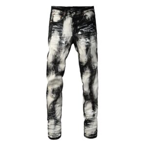 Purple Brand Jeans Black / White