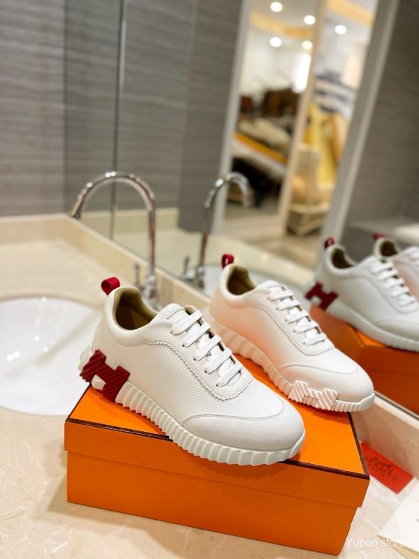 51f9adad1a07cfd0 Hermès Bouncing Sneakers - Image 1