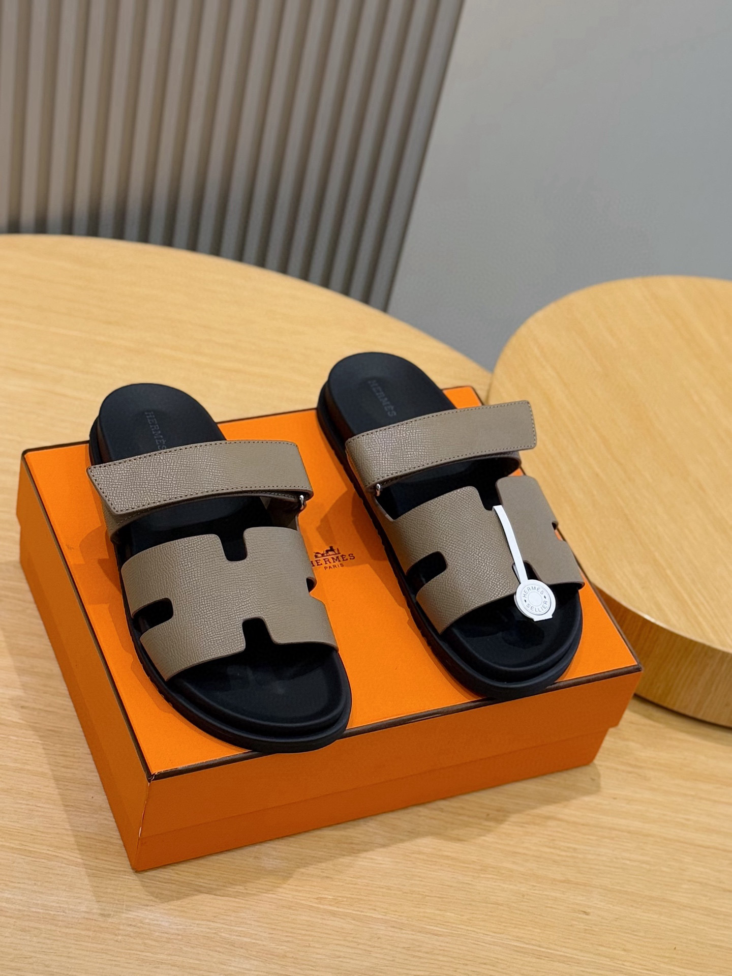 5276f5cd Hermes Chypre Slipper - Image 1
