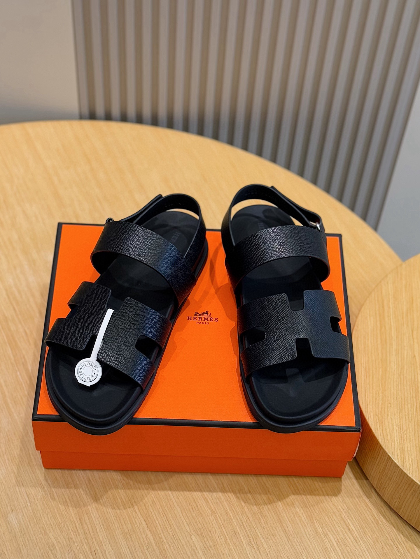 72056d2c Hermes Chypre Slipper - Image 1