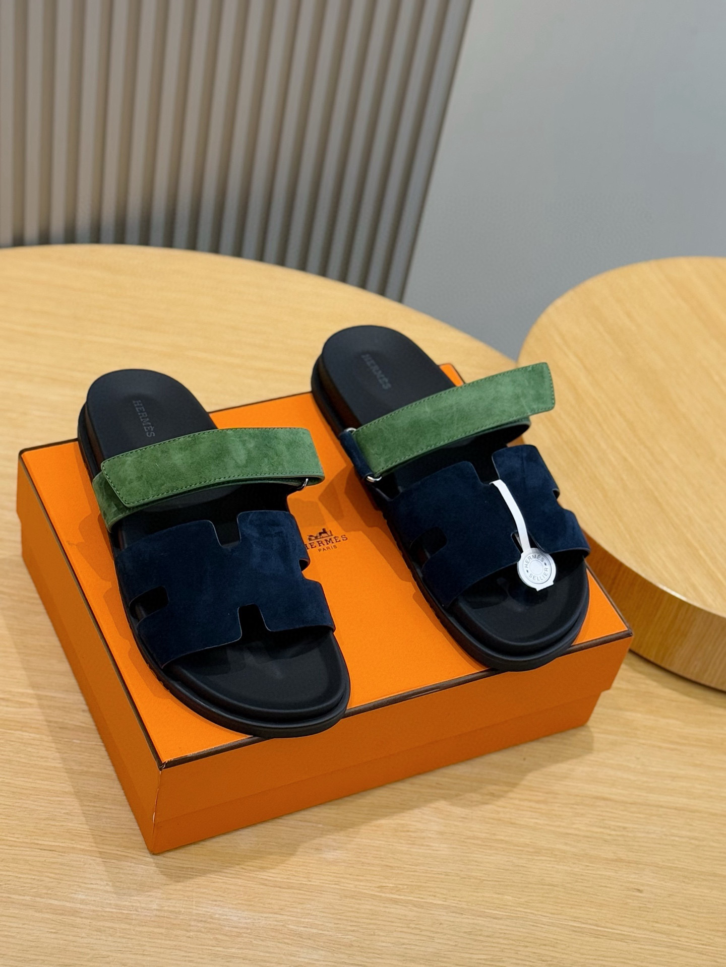 a588aa46 Hermes Chypre Slipper - Image 1