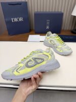 Christian Dior B30 Grey/Neon Green Sneakers - Image 2