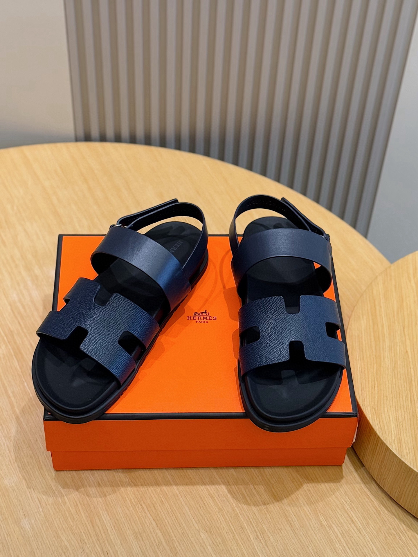 beb8d0ec Hermes Chypre Slipper - Image 1