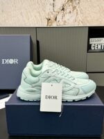 Christian Dior B30 Green Neon Mesh Sneakers